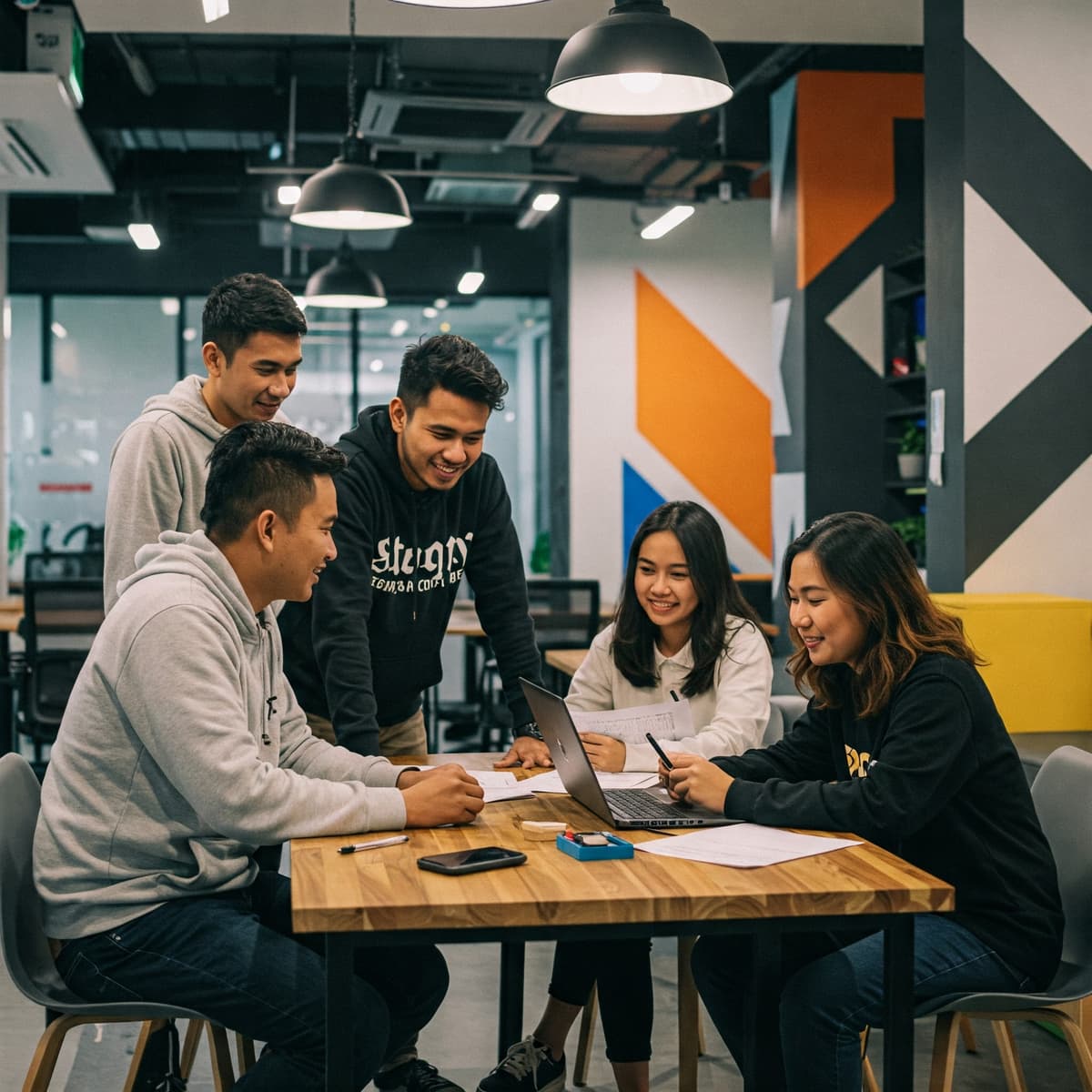 Creative tech studio visualization